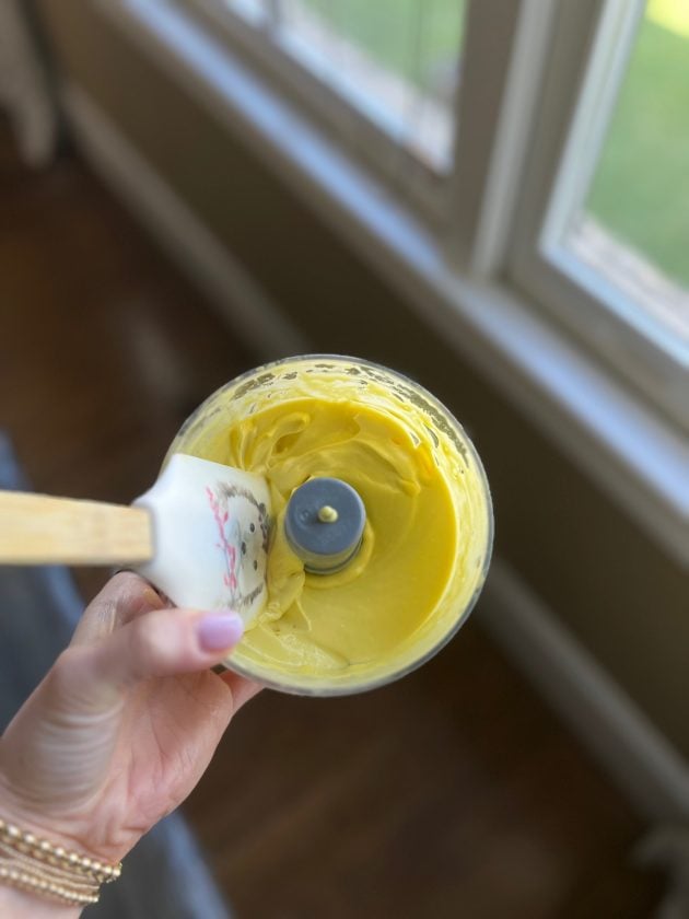 mayo in food processor